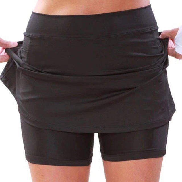 Women's Sports Skort - Elastic Waist - Breathable & Stretchable - Ideal for Training & Sports
