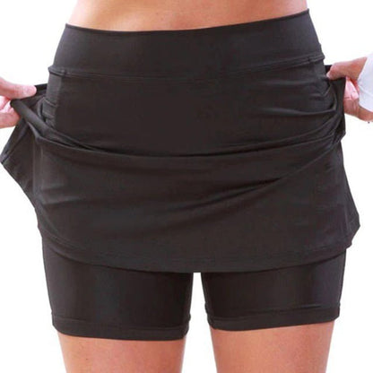 Women's Sports Skort - Elastic Waist - Breathable & Stretchable - Ideal for Training & Sports