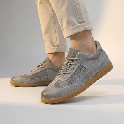 Low-Top Mesh Panel Sneakers for Men – Stylish & Comfortable