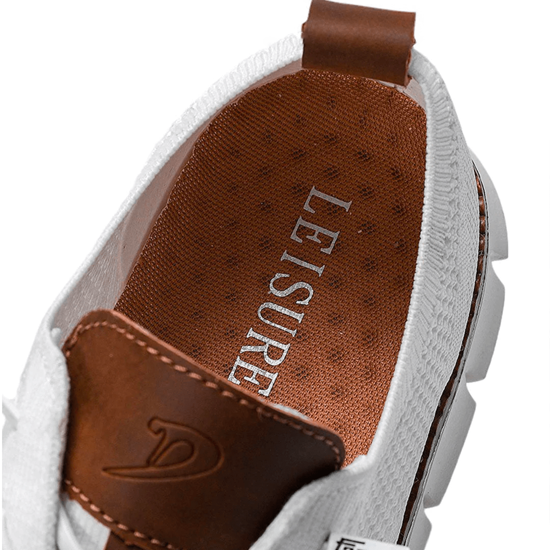 Men's Knit Sneakers – Breathable and Flexible – Shock-Absorbing Comfort Sole