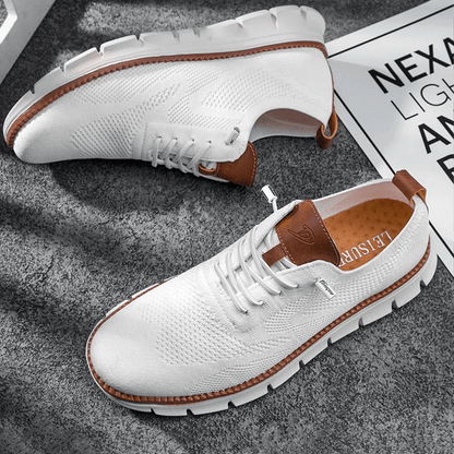 Men's Knit Sneakers – Breathable and Flexible – Shock-Absorbing Comfort Sole