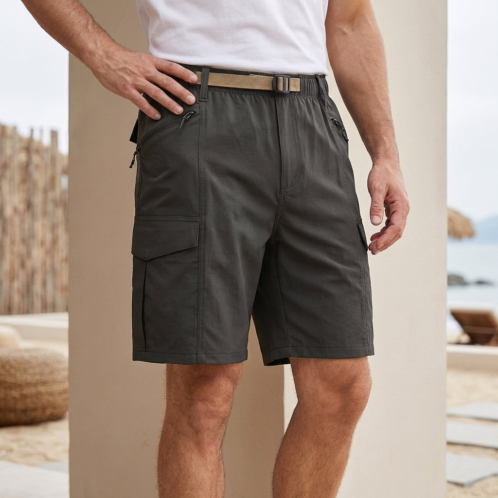 Quick-Dry Cargo Shorts for Men – Lightweight Outdoor Comfort