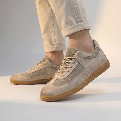 Low-Top Mesh Panel Sneakers for Men – Stylish & Comfortable