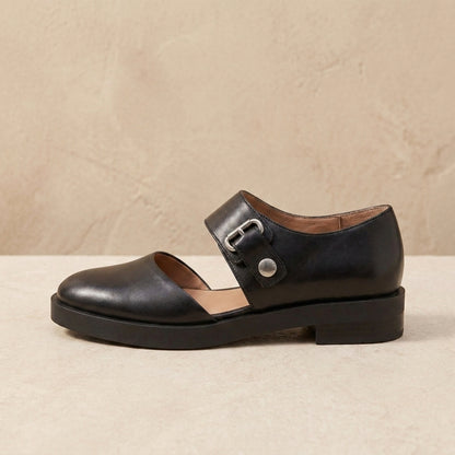 Orthopedic Chunky Sole Mary Jane Flats for Women – Supportive & Comfortable