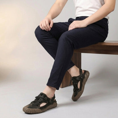 Orthopedic Closed Toe Sandals for Men – Supportive Durable Comfort