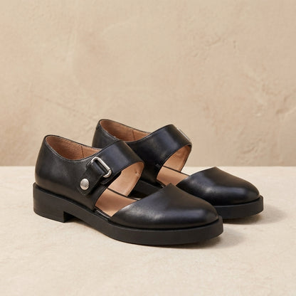 Orthopedic Chunky Sole Mary Jane Flats for Women – Supportive & Comfortable