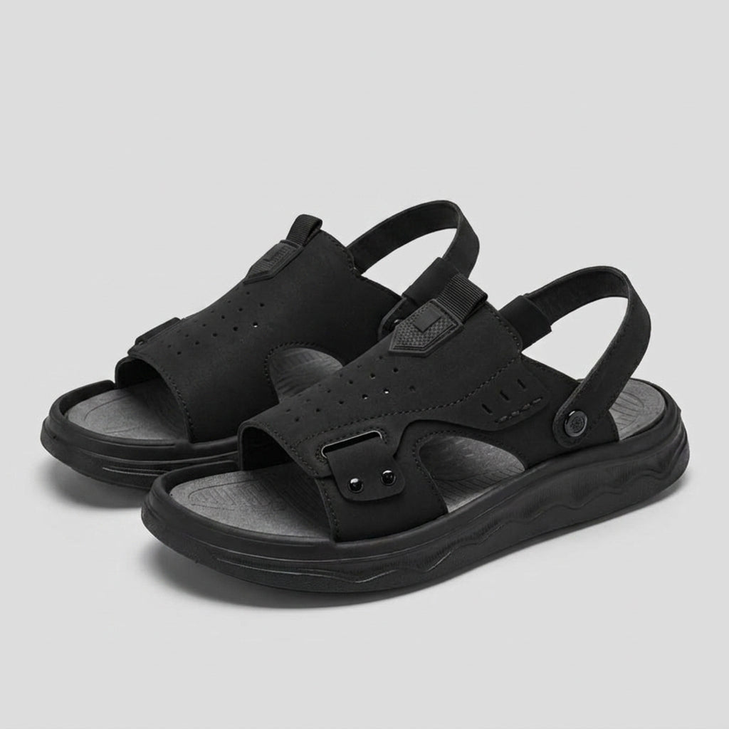 Orthopedic Perforated Sandals for Men – Adjustable Comfort & Support
