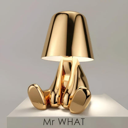 Modern Gold Figurine Table Lamp