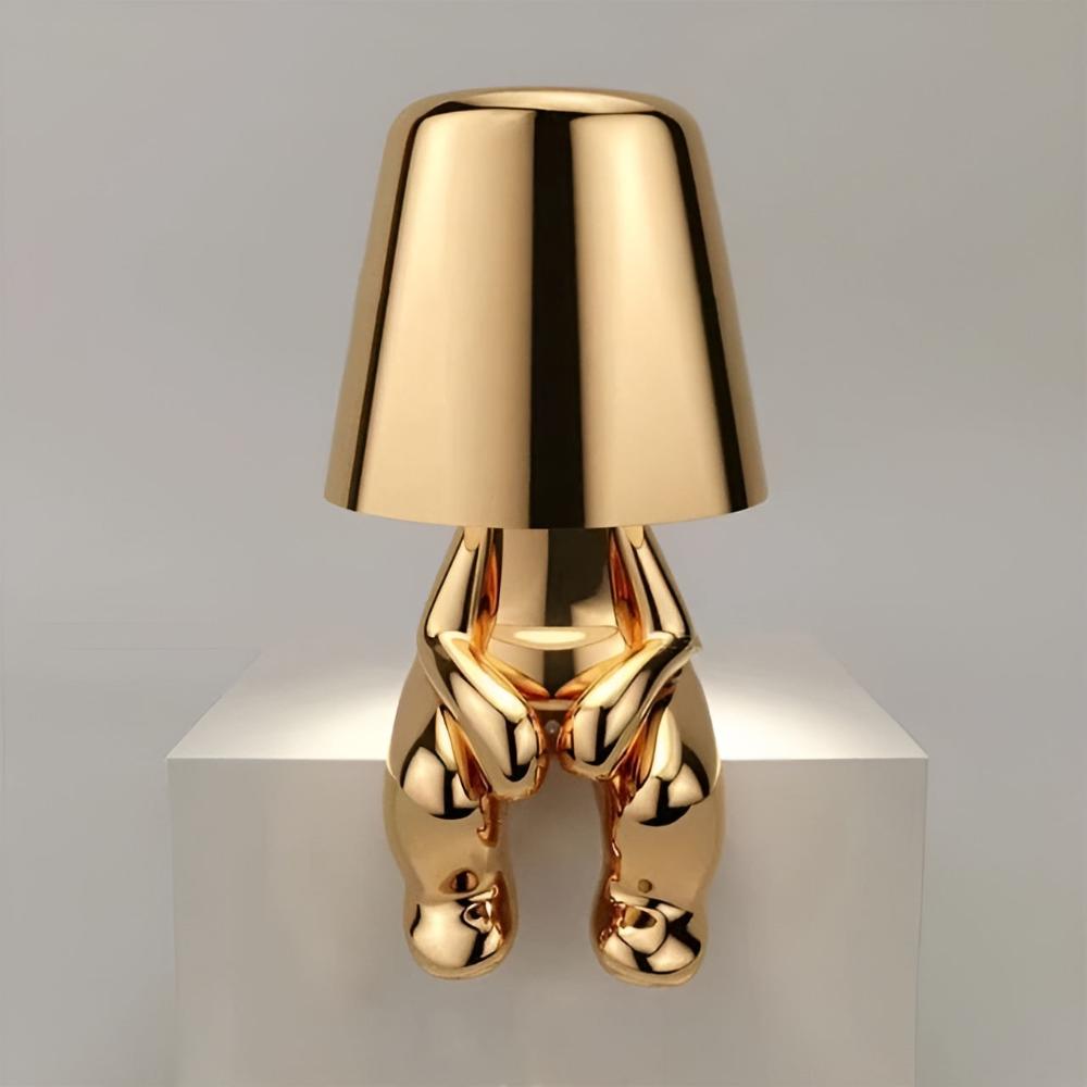 Modern Gold Figurine Table Lamp