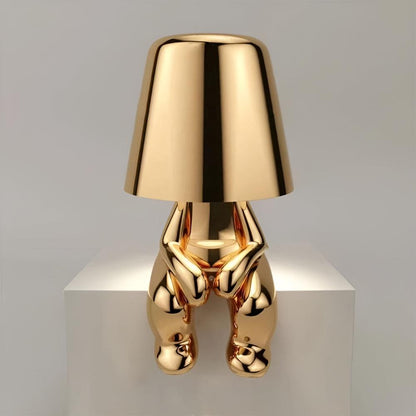 Modern Gold Figurine Table Lamp
