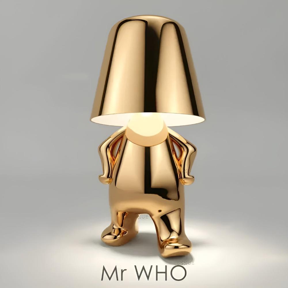 Modern Gold Figurine Table Lamp