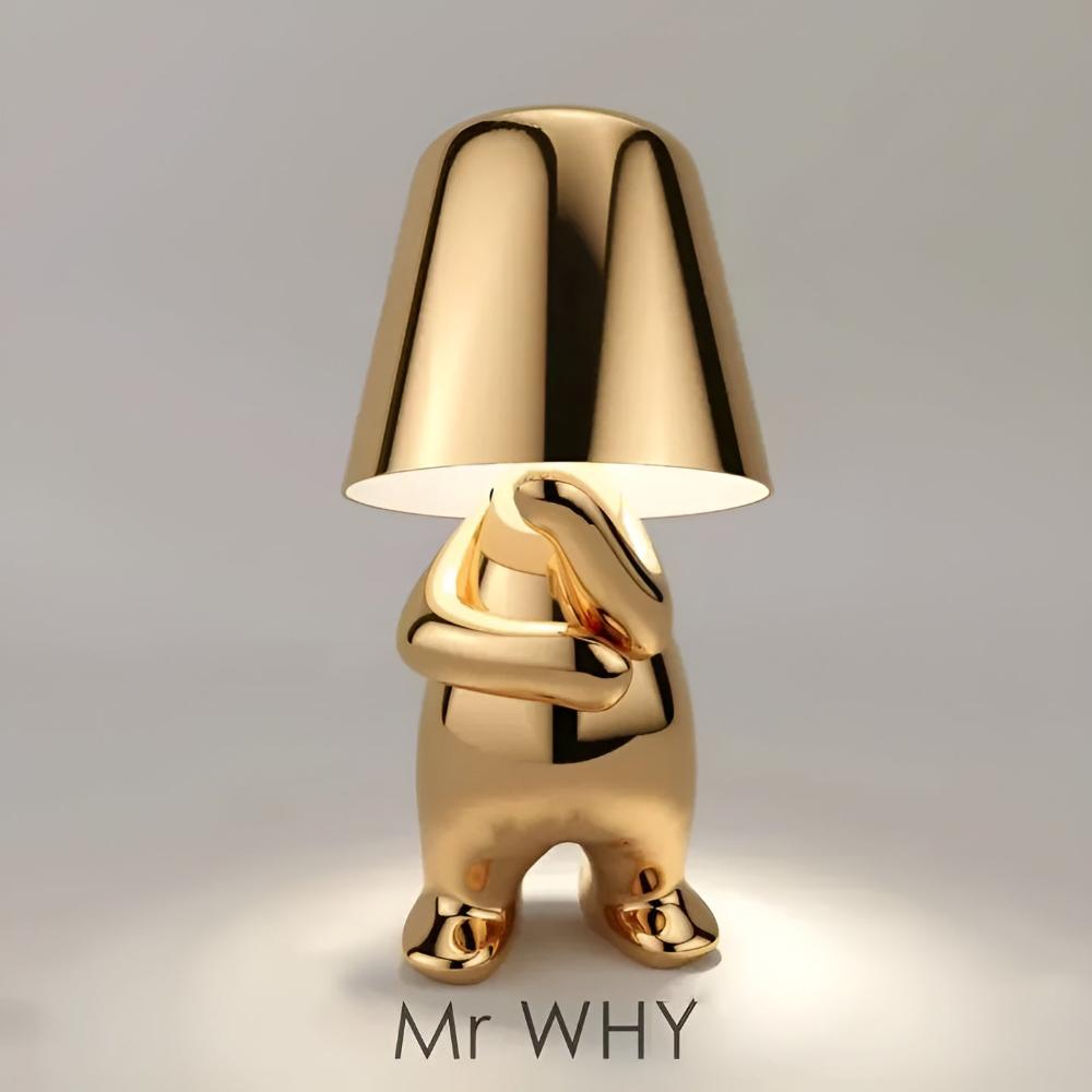 Modern Gold Figurine Table Lamp