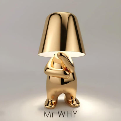 Modern Gold Figurine Table Lamp