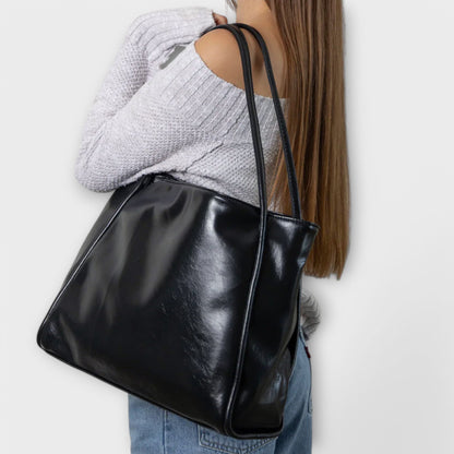 Oversized Leather Tote Bag for Women – Chic Everyday Carryall